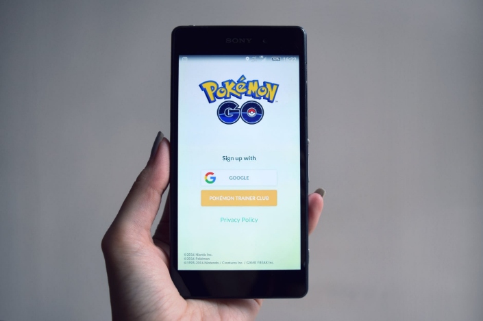 a smartphone game